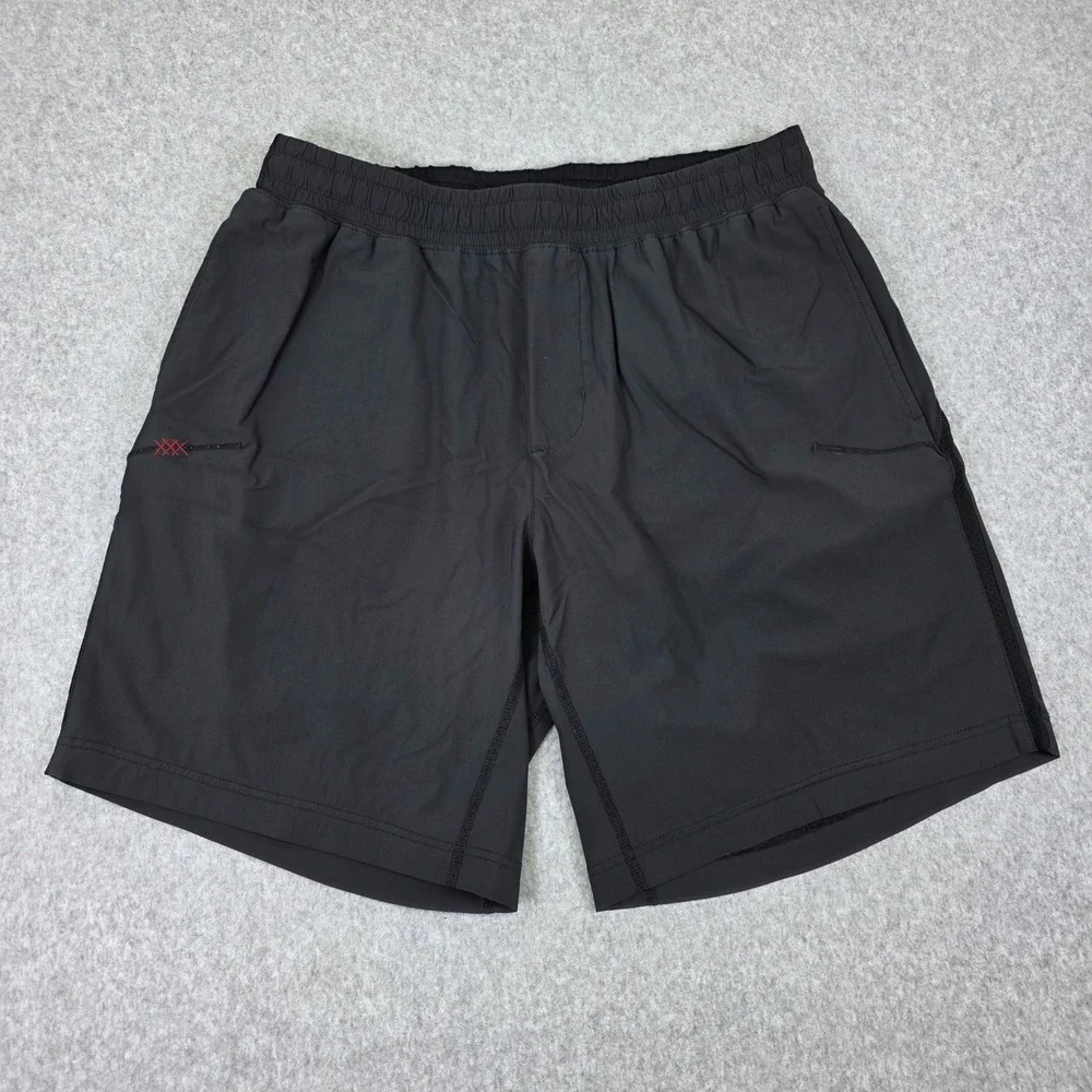 Rhone Mako Mens 32 x 9' Lined Shorts Black Training Gym Athletic Workout 2-in-1